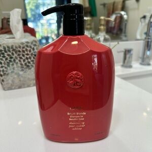 Oribe Bright Blonde Shampoo Liter 33.8 oz with Pump - Unused